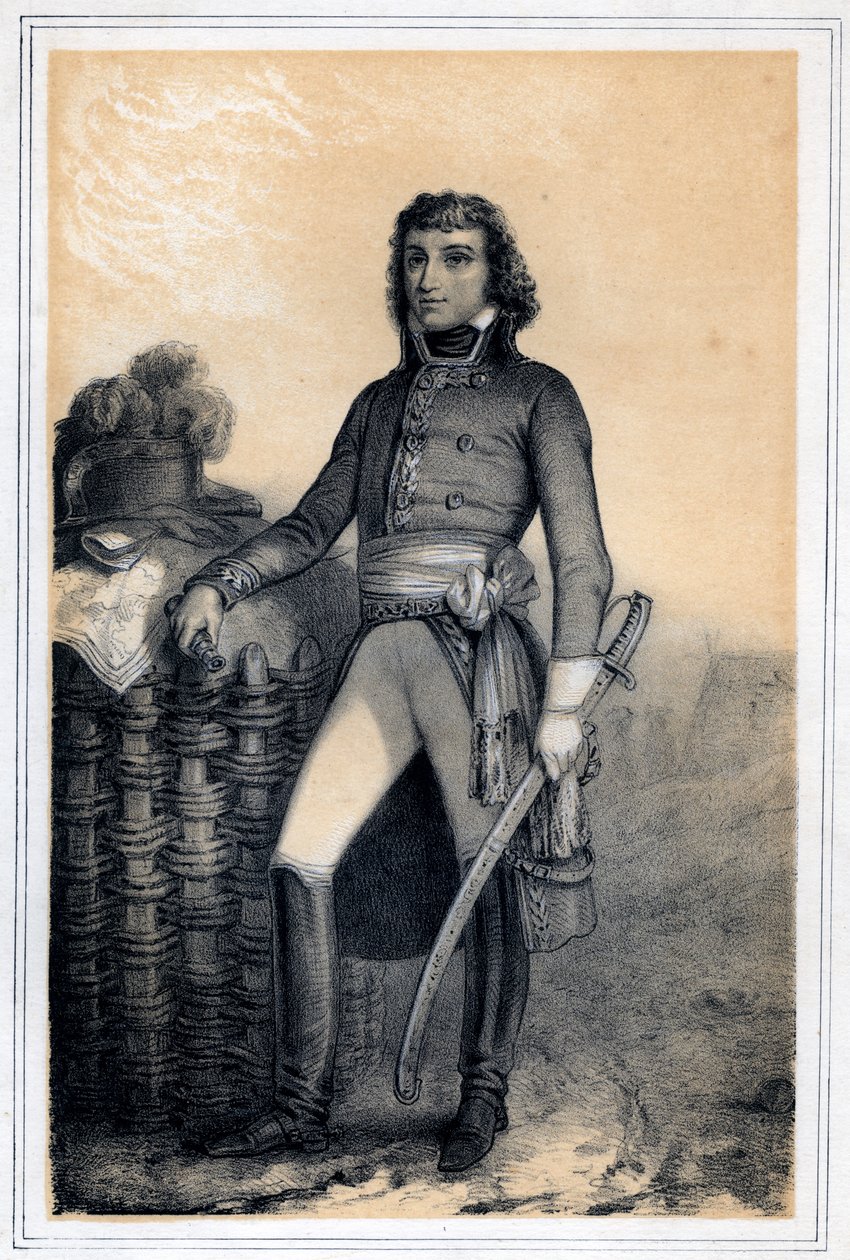 Barthélemy Catherine Joubert, francouzský generál, 19. století. od Jules Alfred Vincent Rigo