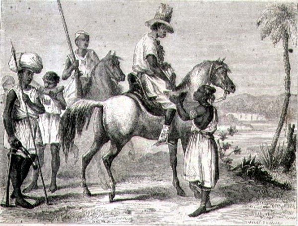 Indiáni Peul a Malinke v Senegalu od Jules Antoine (after) Duvaux