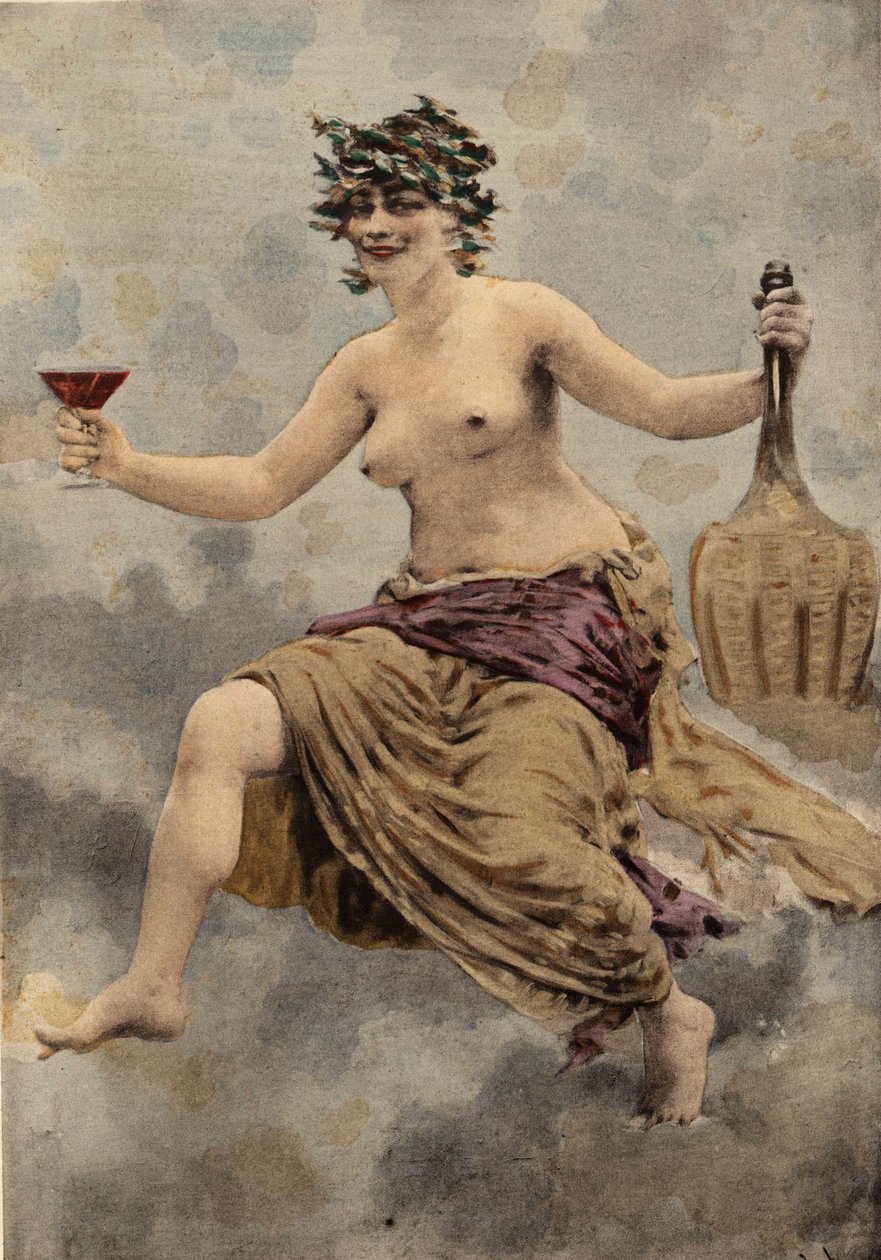 Bacbuc, představená Věštírny z láhve. Pantagruel. ilustrace Jules Garnier. Rabelais a dílo Julese Garniera od Jules Arsene Garnier