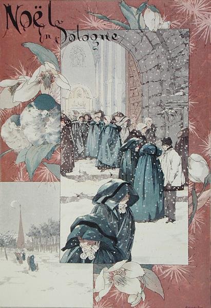 Vánoce v Sologne (Francie) od Jules Auguste Habert Dys