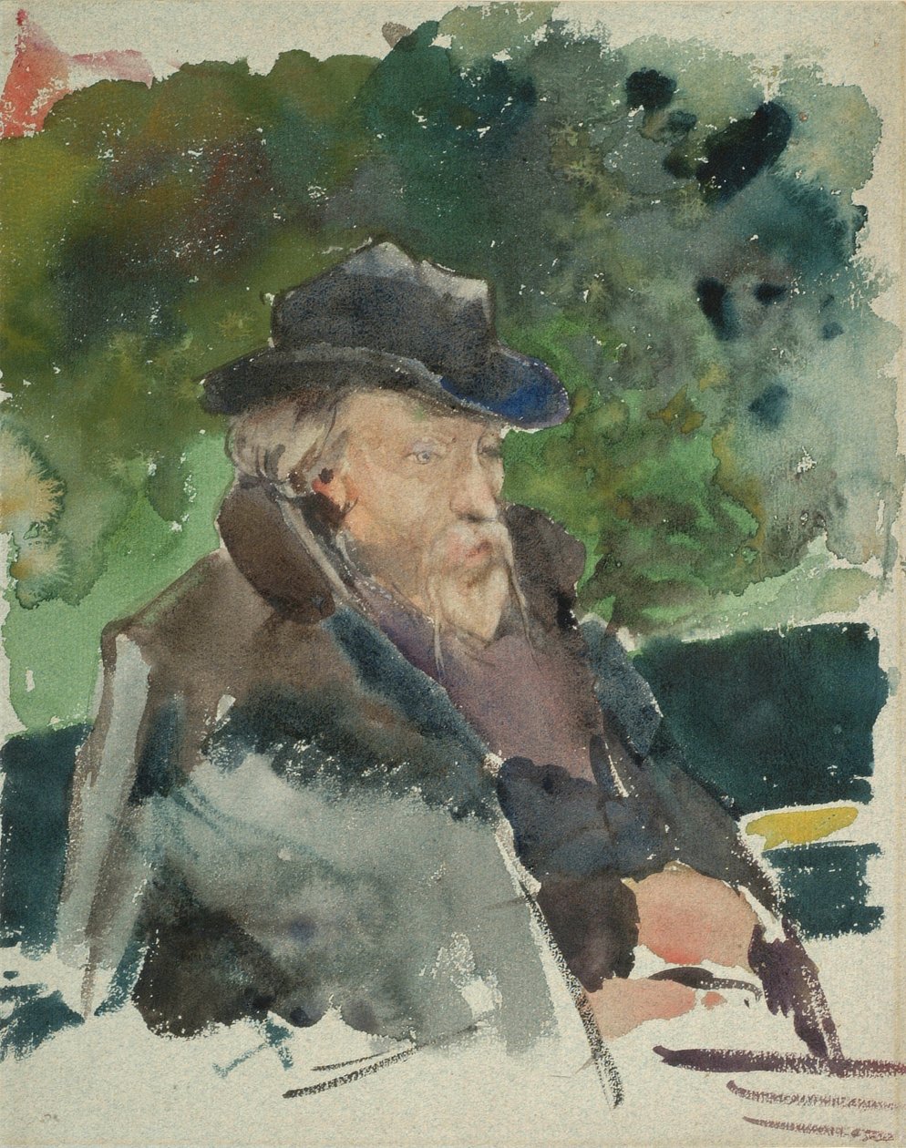 Náčrt Burne-Jones od Jules Bastien Lepage