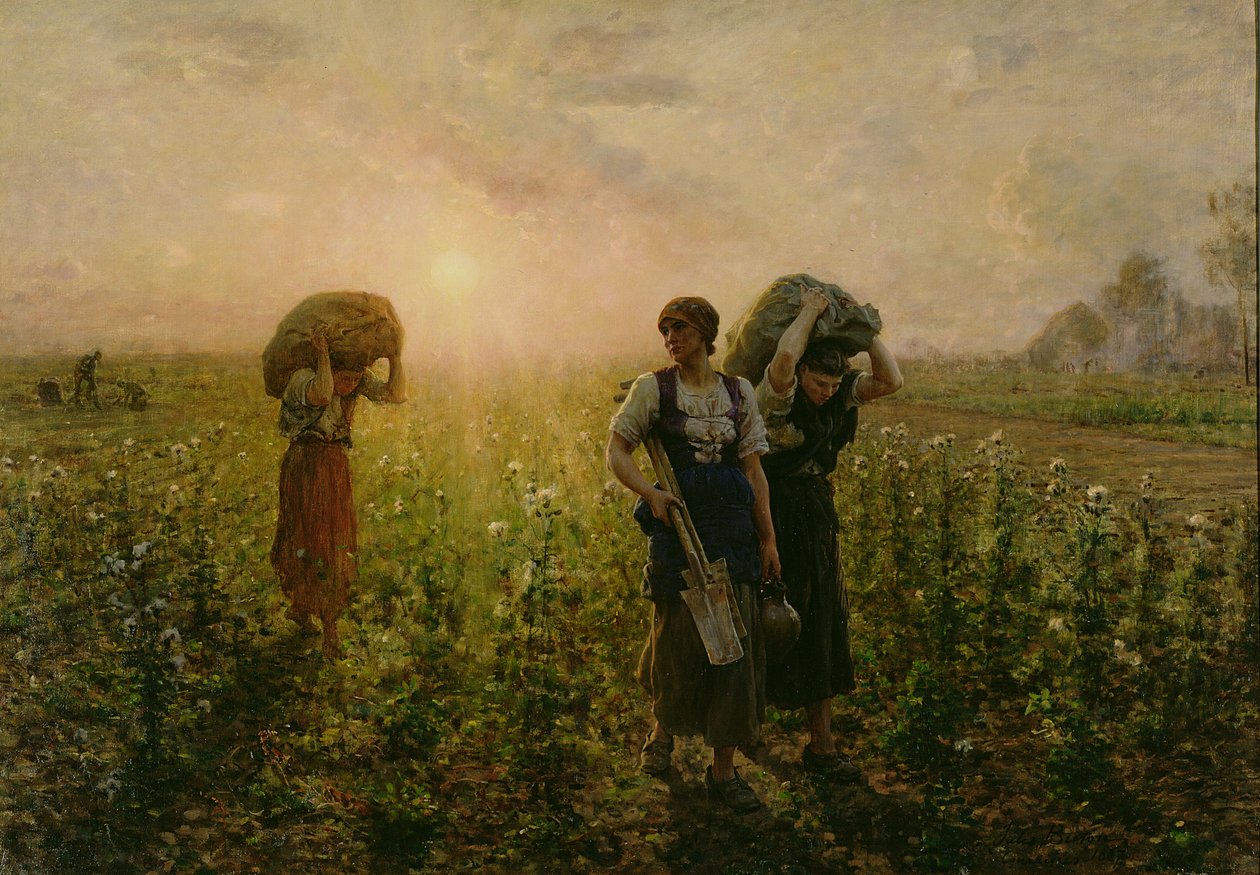 Konec pracovního dne, 1886-87 od Jules Breton