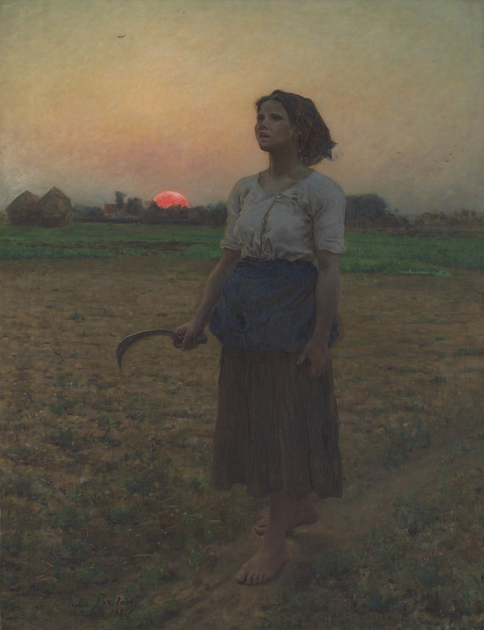 Píseň skřivana, 1884 od Jules Breton