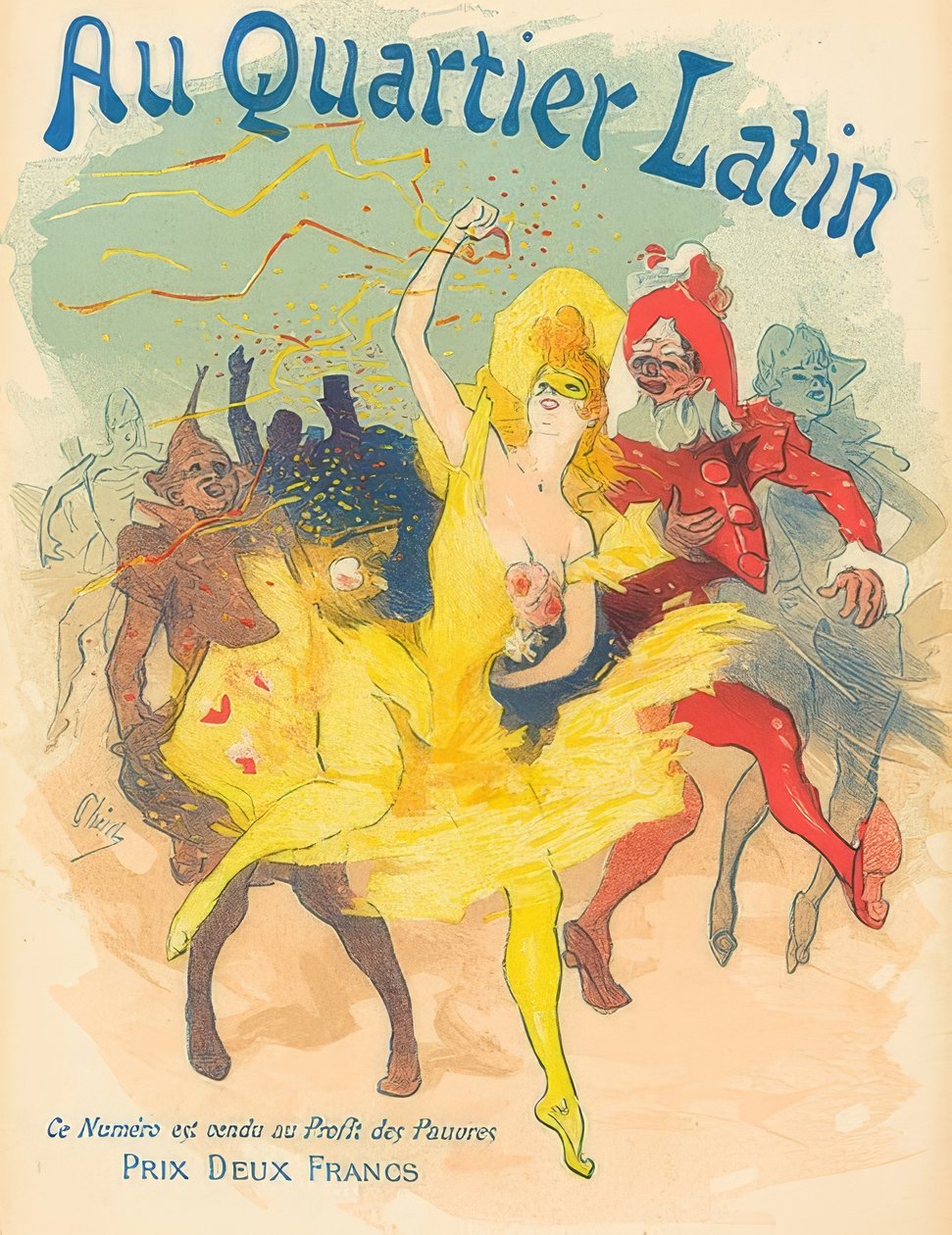 V Latinské čtvrti. 1894 od Jules Cheret