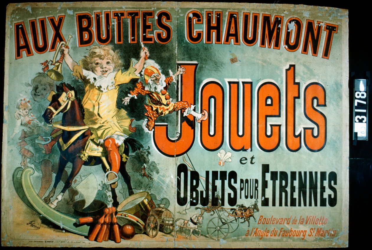 V Buttes Chaumont, 1885 od Jules Cheret