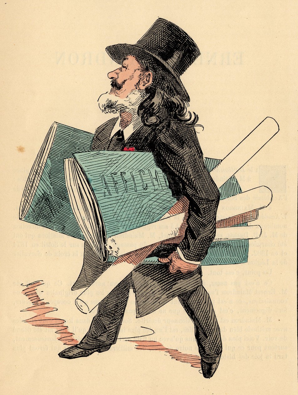 Obálka Les Hommes Today, číslo 299 - Maindron Ernest (1838-1907) (rytina) od Jules Cheret