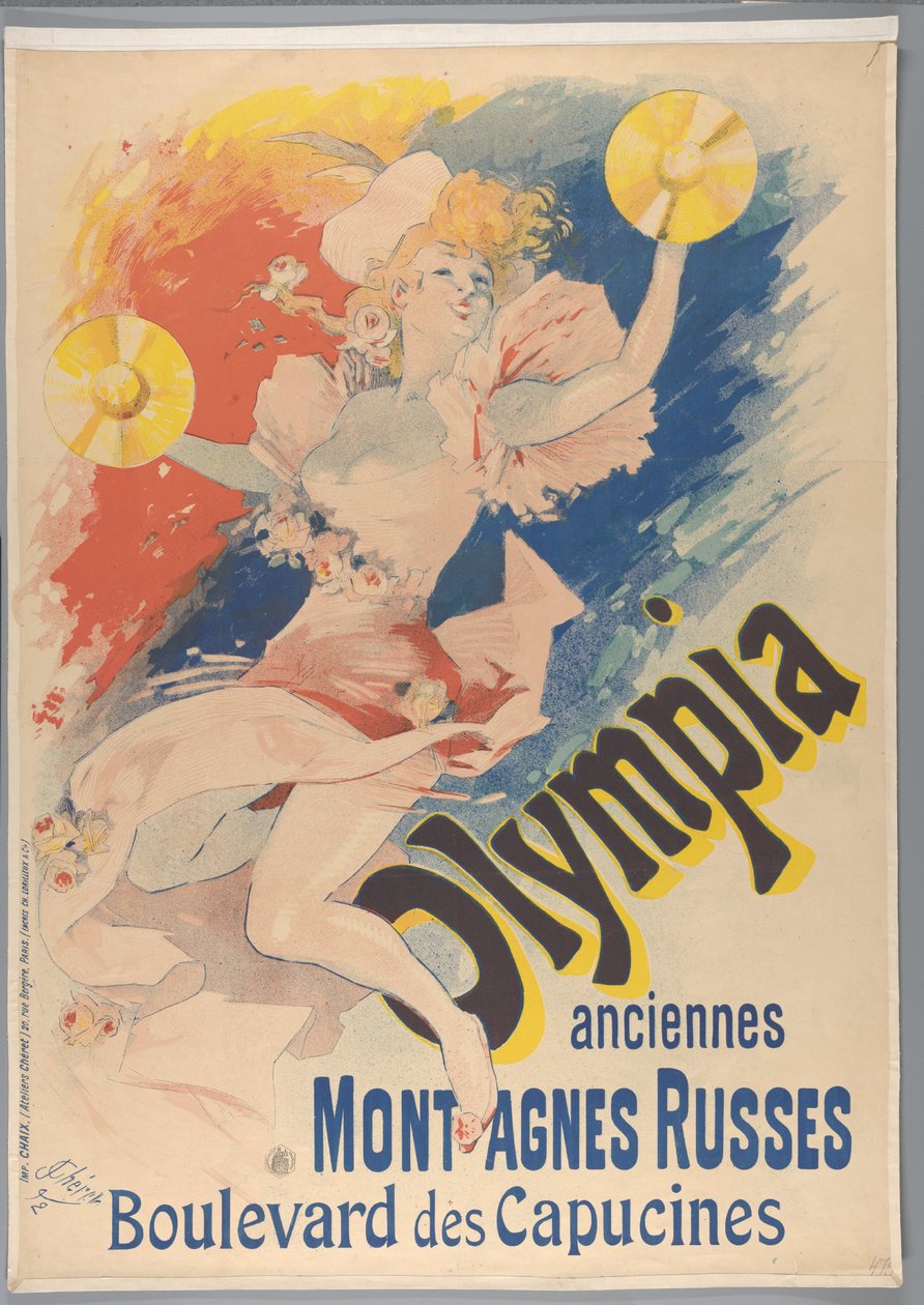 Olympia, Alte Russische Berge, 1892 od Jules Cheret