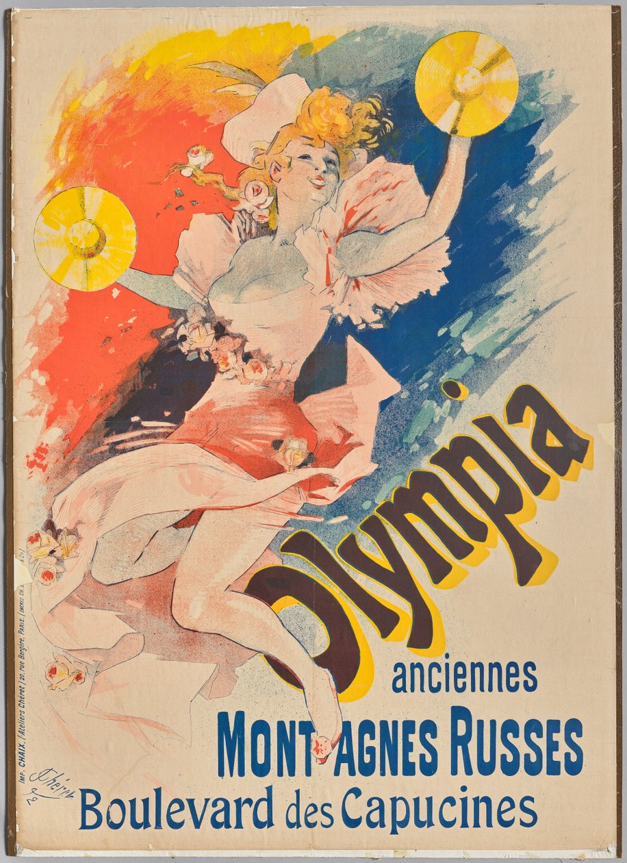 horská dráha Olympia od Jules Cheret