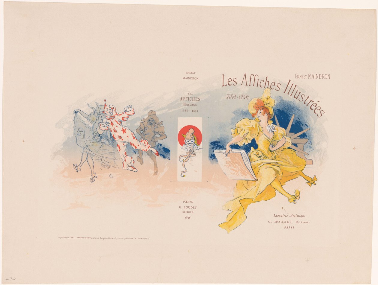 Omslag voor Illustrated Posters od Ernesta Maindrona od Jules Cheret