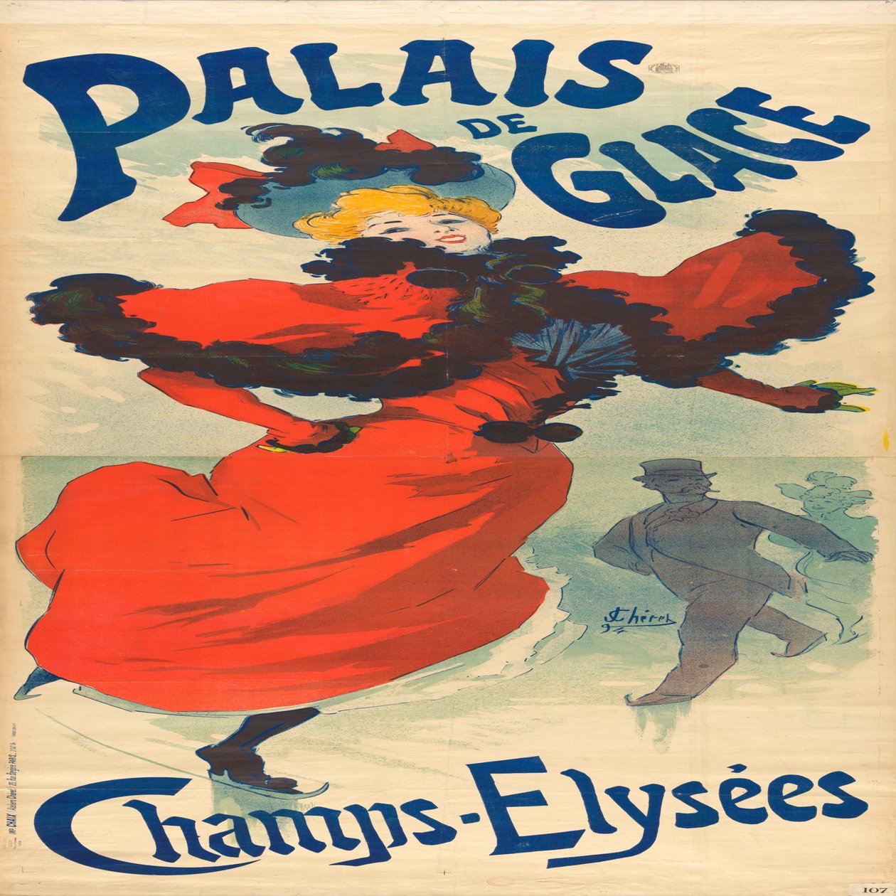 Palais de Glace. Champs-Élysées od Jules Cheret