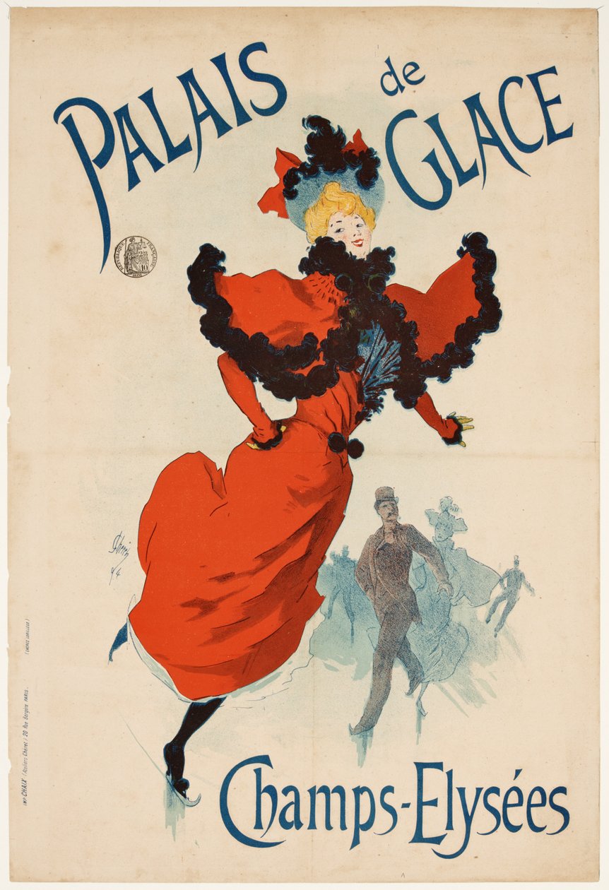 Palais de Glace Champs Elysées, Vorderansicht od Jules Cheret