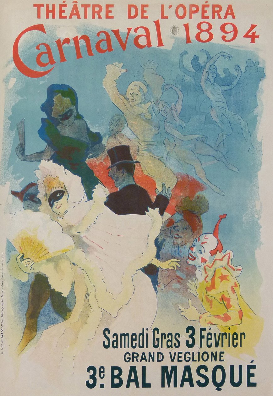 Théâtre de lOpéra, Carnaval 1894, 1894 od Jules Cheret
