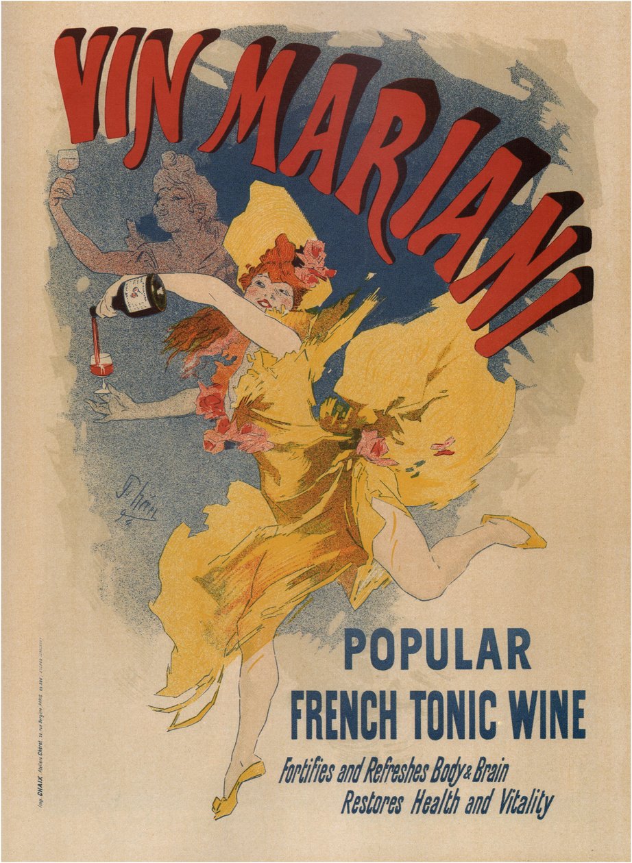 Vin Mariani od Jules Cheret