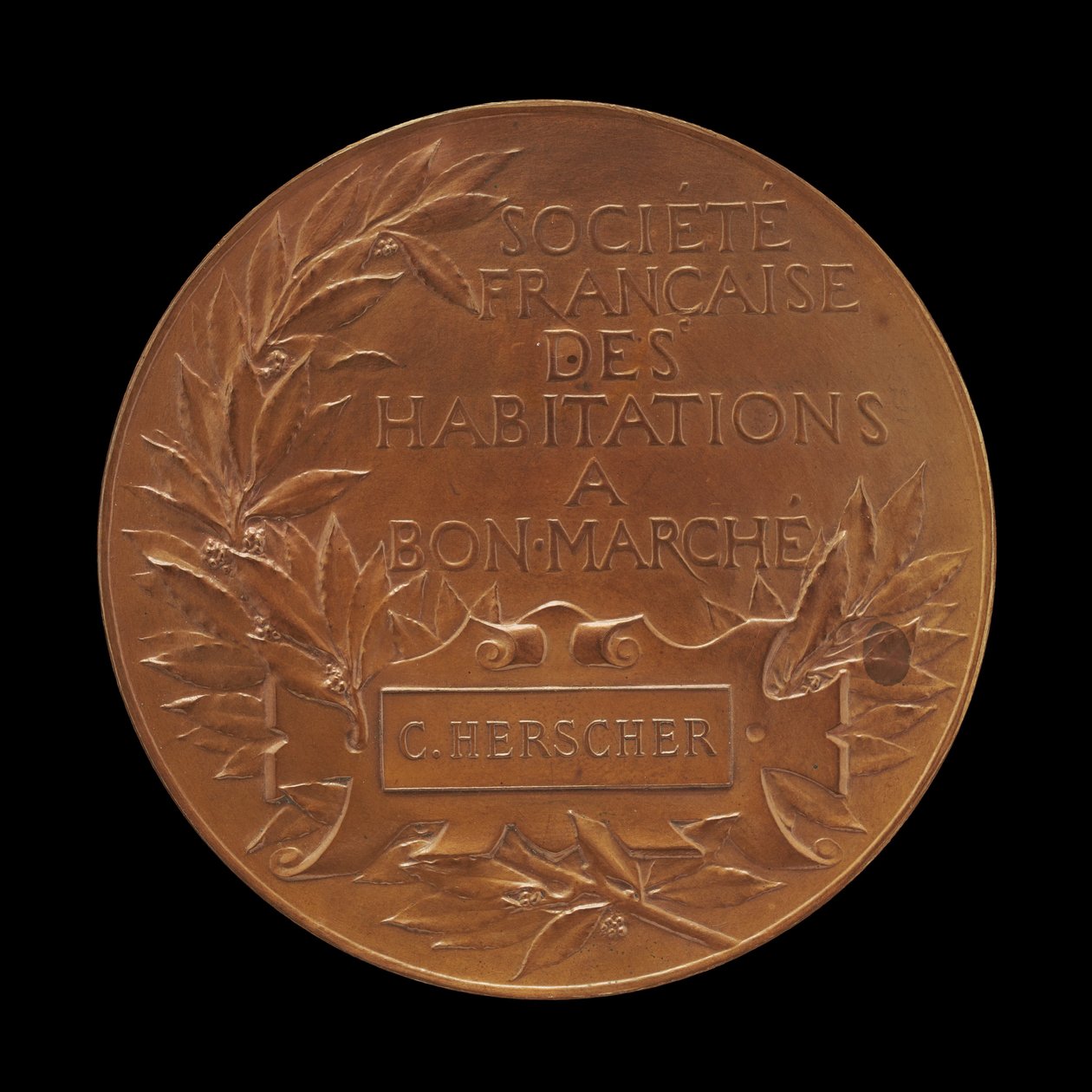 Francouzská společnost pro dostupné bydlení [reverse], 1891. od Jules Clement Chaplain