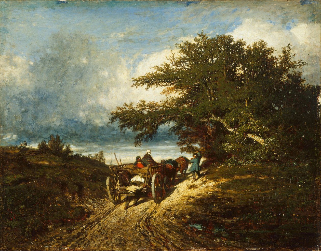 Na cestě, 1856 od Jules Dupré
