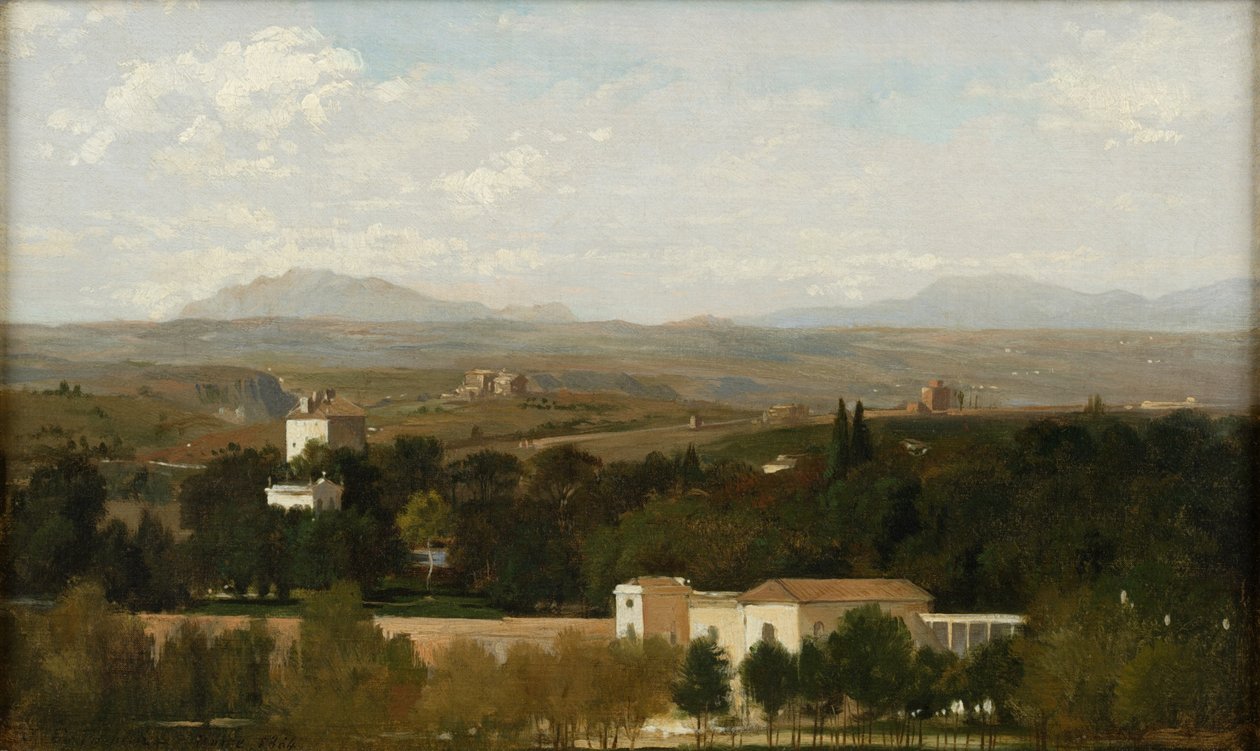 Pohled poblíž Říma, 1864 od Jules Emile Saintin