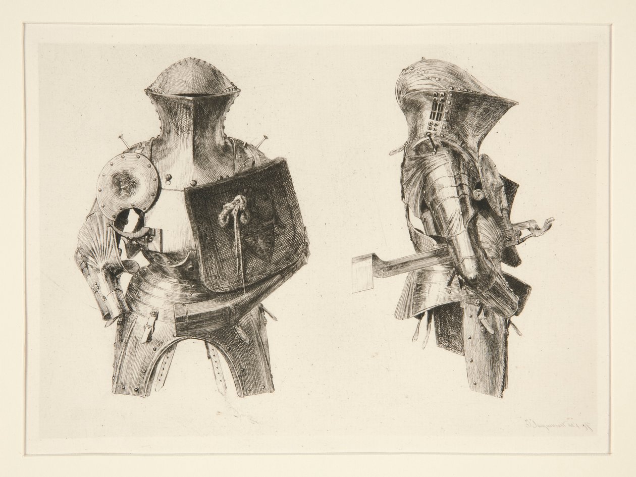 gladiátorské brnění od Jules Ferdinand Jacquemart