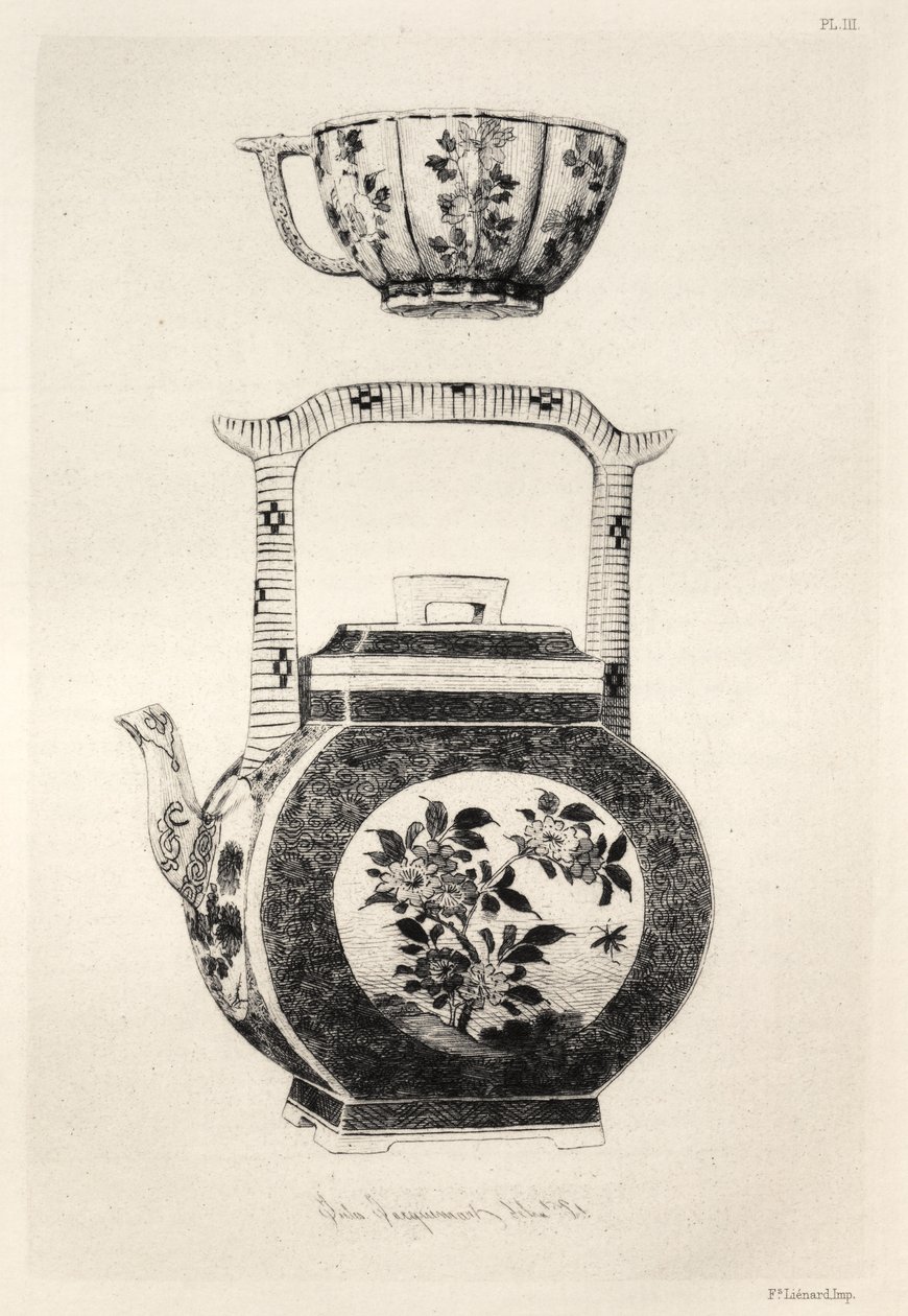 Dějiny keramického umění: Deskriptivní a filozofická studie o hrnčířském... Talíř IV, 1877. od Jules Ferdinand Jacquemart