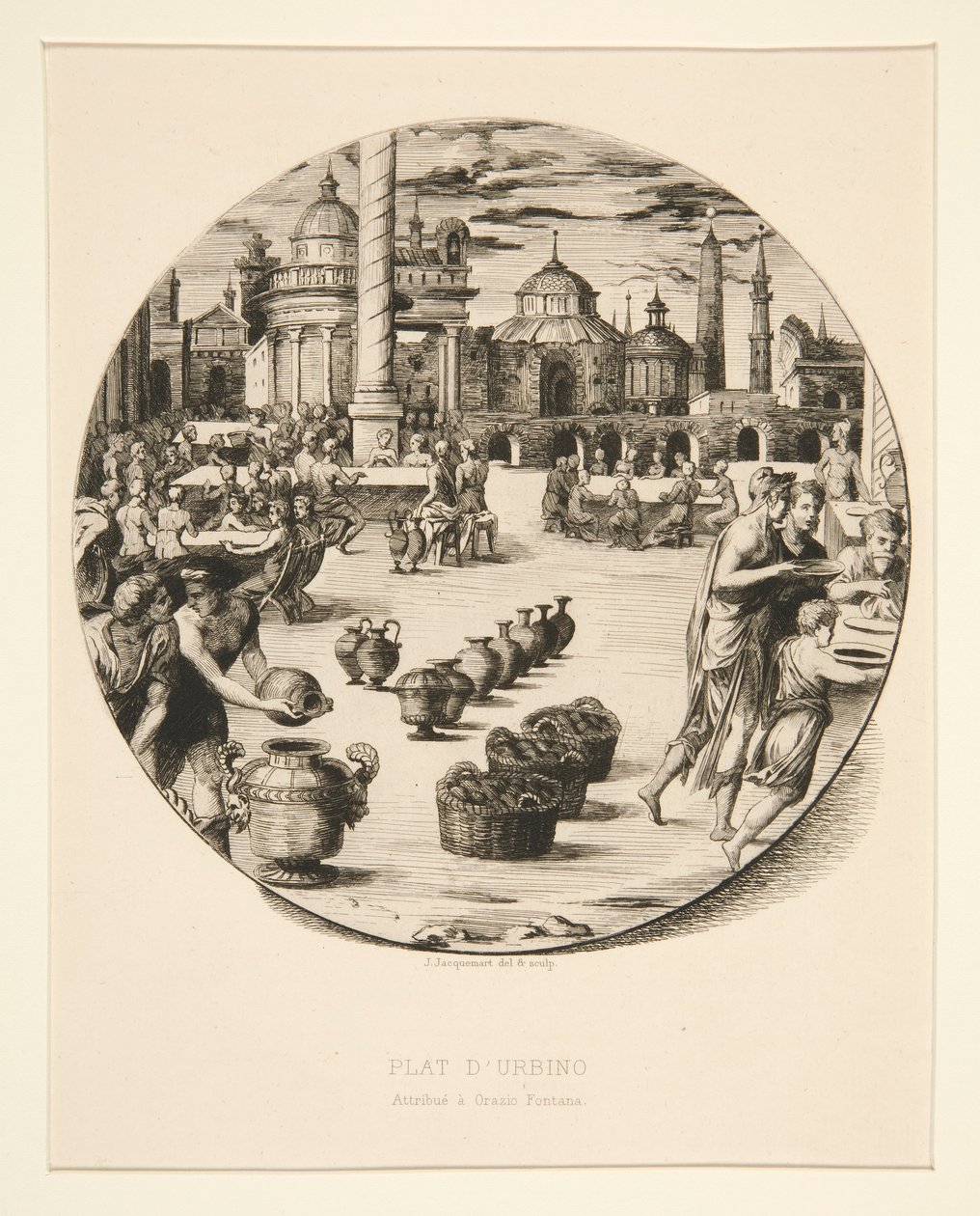 Plat d od Jules Ferdinand Jacquemart
