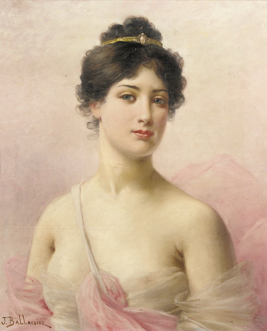 Mladá kráska od Jules Frederic Ballavoine