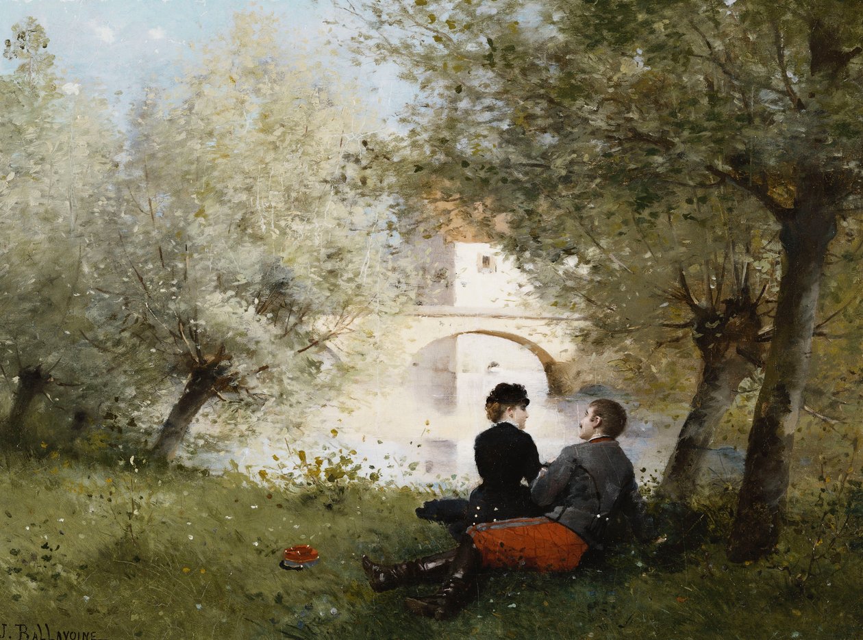 Podél řeky; Podél řeky, od Jules Frederic Ballavoine