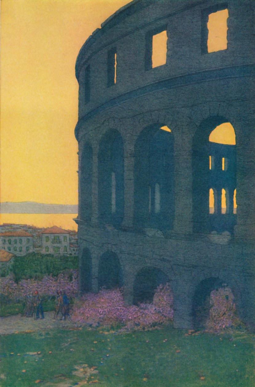 Římský amfiteátr v Pole, 1913 od Jules Guerin