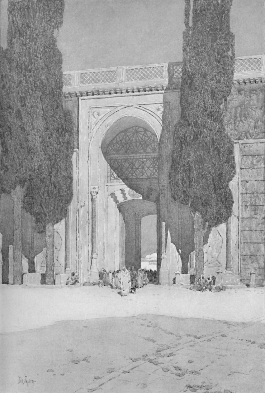 Královská brána vedoucí do starého Seraglio, 1913 od Jules Guerin