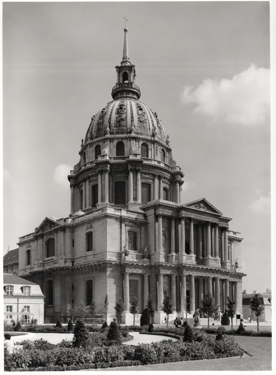 Fasáda kostela sv. Ludvíka, Dome des Invalides, 1679-1706 od Jules Hardouin Mansart