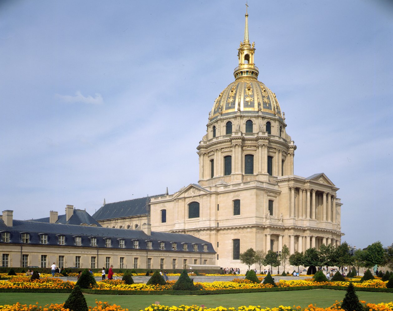 Hotel des Invalides v Paříži od Jules Hardouin Mansart