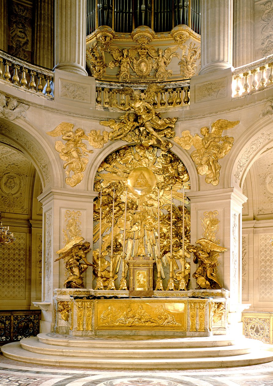 Oltář v královské kapli od Jules Hardouin Mansart