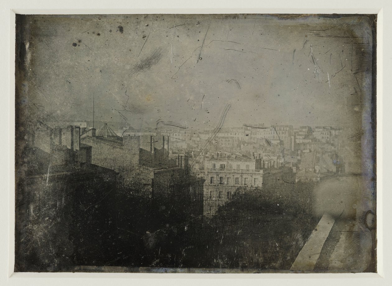 Pohled na Paříž, asi 1842 (foto) od Jules Itier