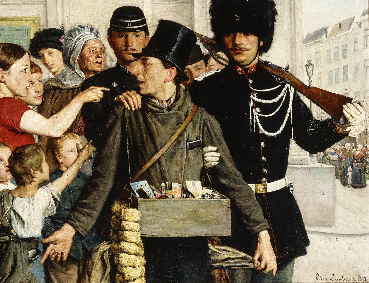 Zatčení, 1882 od Jules Lambeaux
