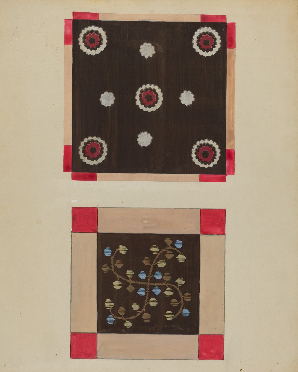 Knoflíkový koberec, c. 1936. od Jules Lefevere