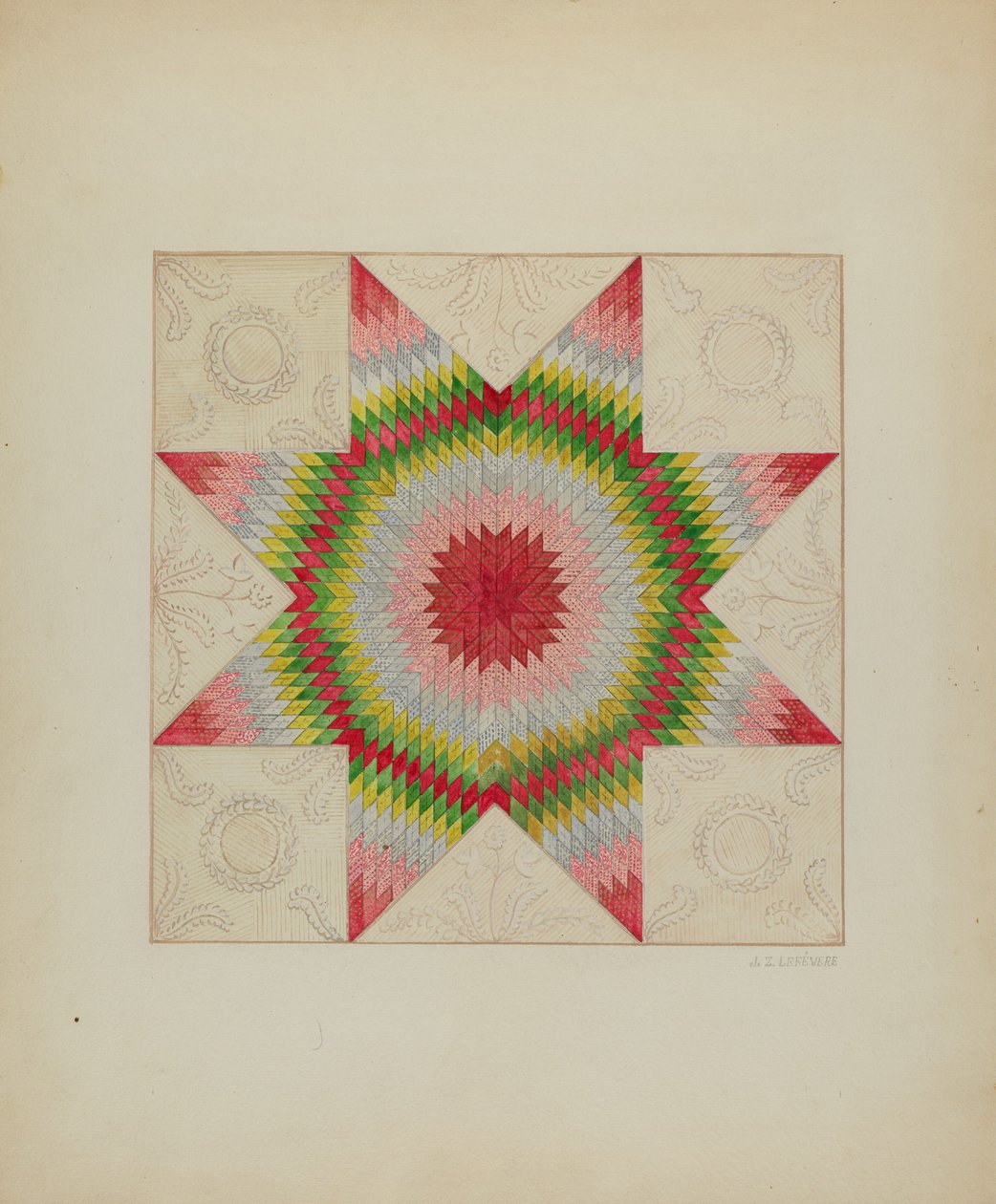 Patchworková deka, c. 1936. od Jules Lefevere