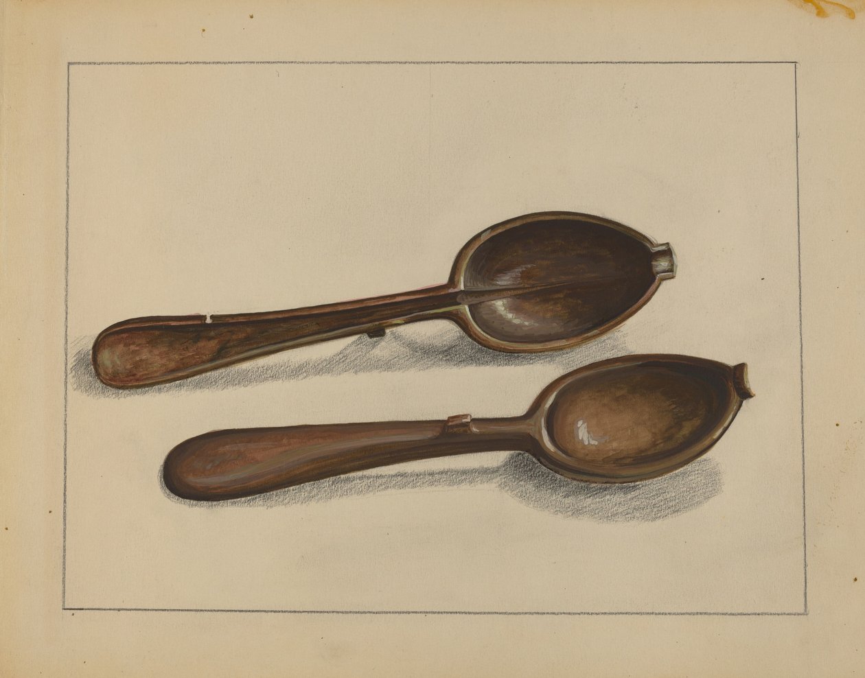 Forma na polévkovou lžíci, c. 1936. od Jules Lefevere