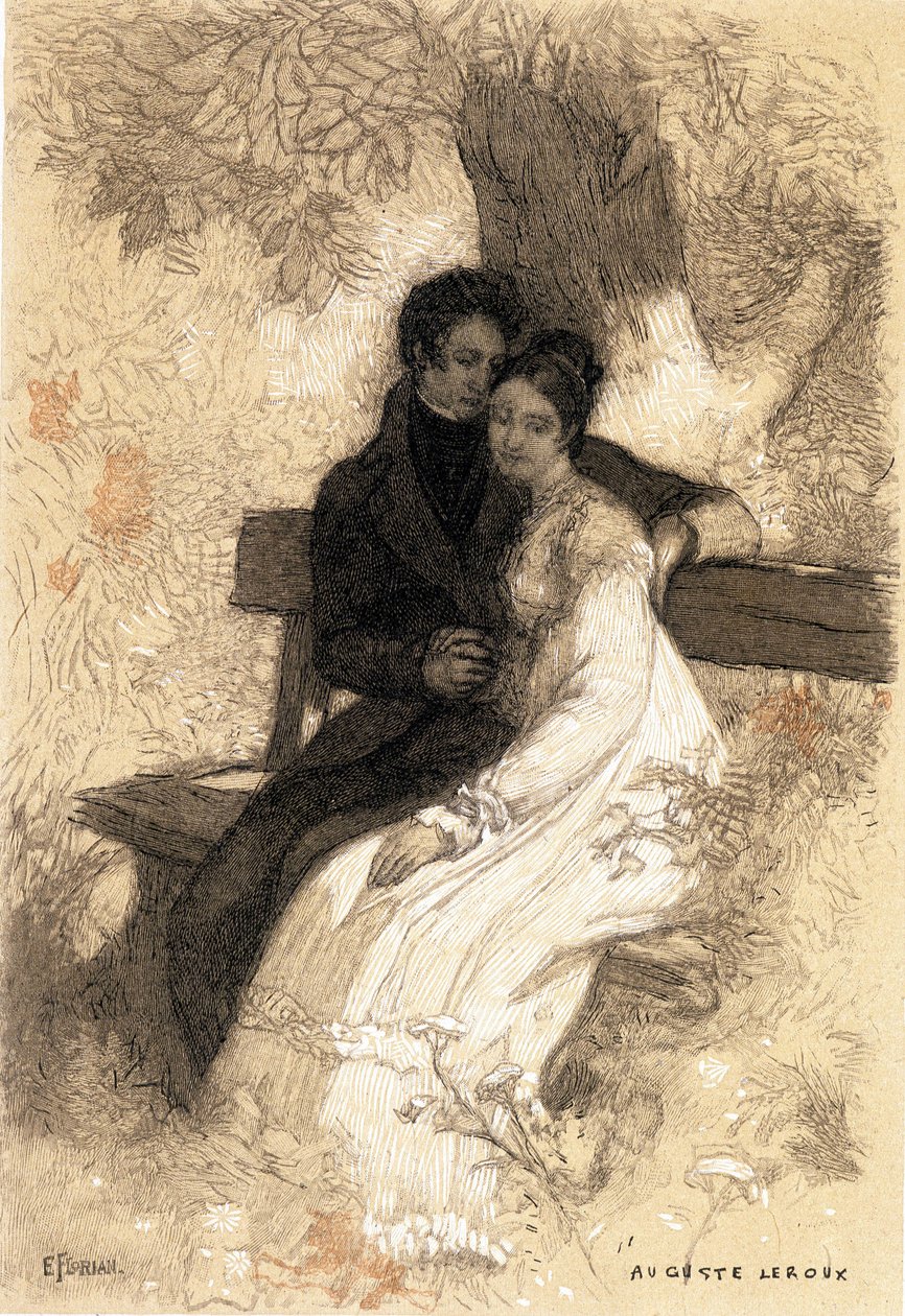 ilustrace k Eugenie Grandet, Auguste Leroux (tisk) od Jules Marie Auguste Leroux
