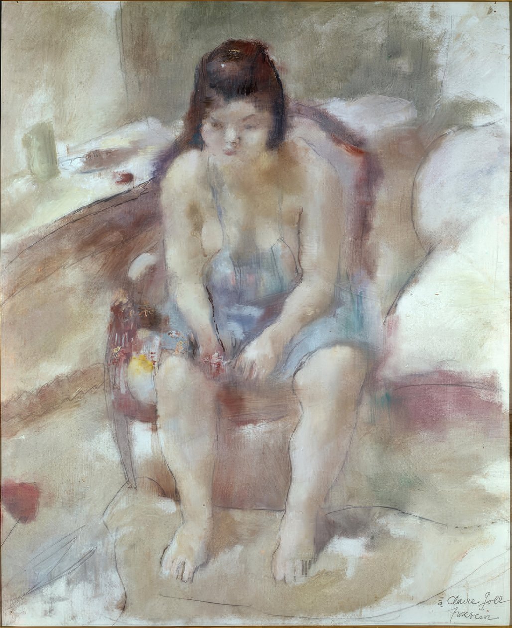 Modrá košile od Jules Pascin