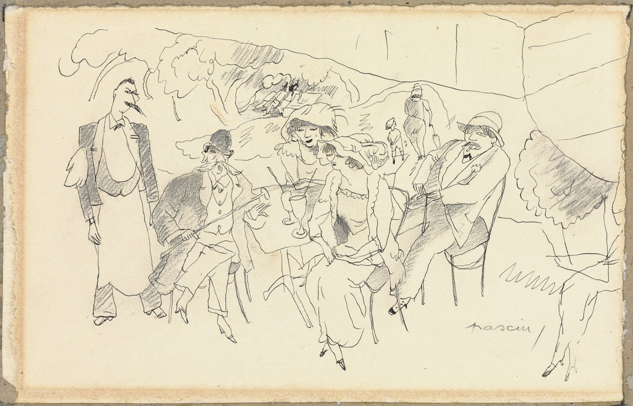 Scéna obrázků od Jules Pascin