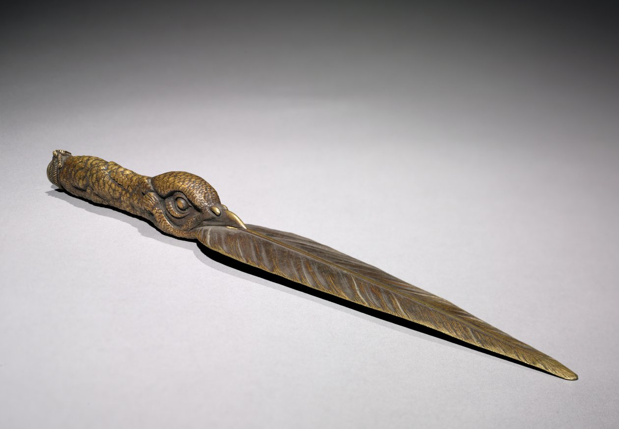 Nůž na papír, 1800s od Jules Pierre Moigniez