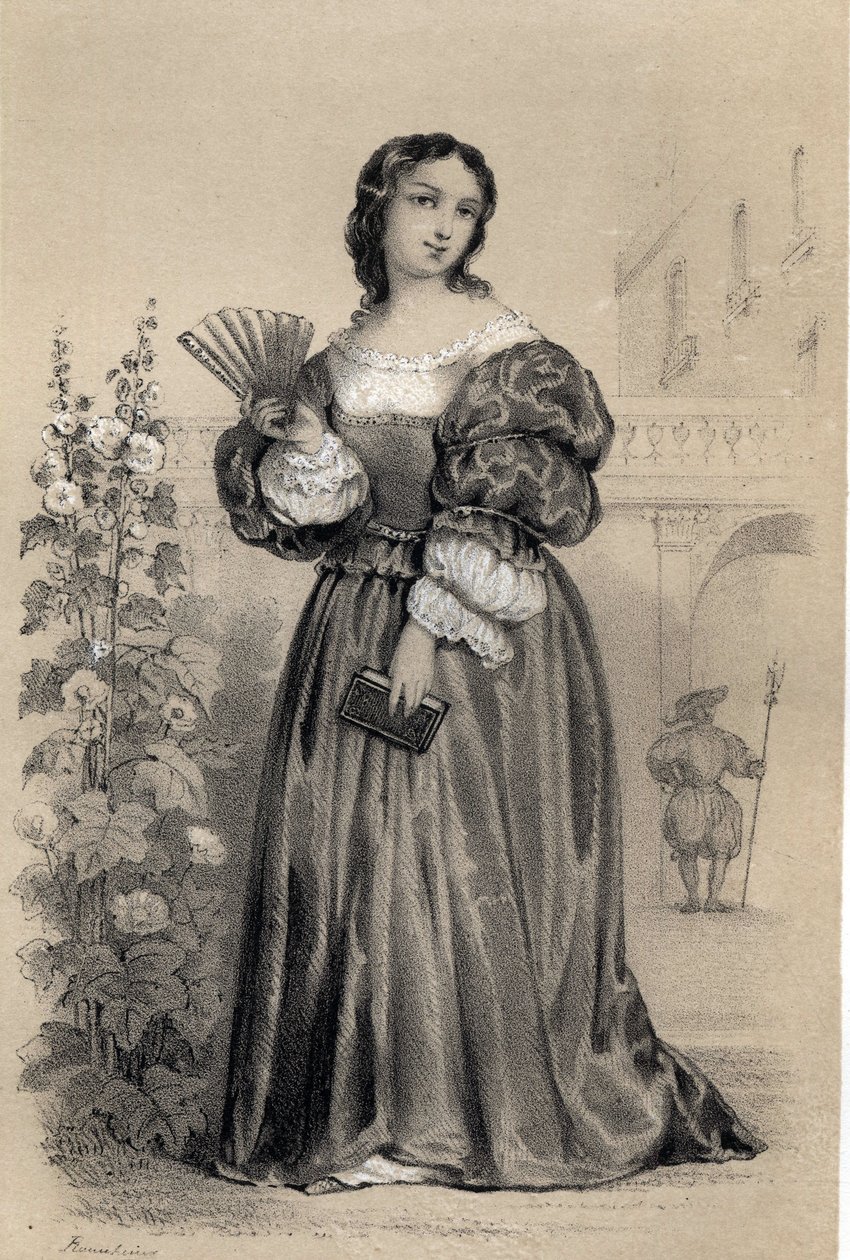 Vittoria (Victoria) Colonna (1490 - 1547), markýza z Pescaire (Pescara), italská spisovatelka z počátku 16. století, od Jules and Raunheim Hermann David