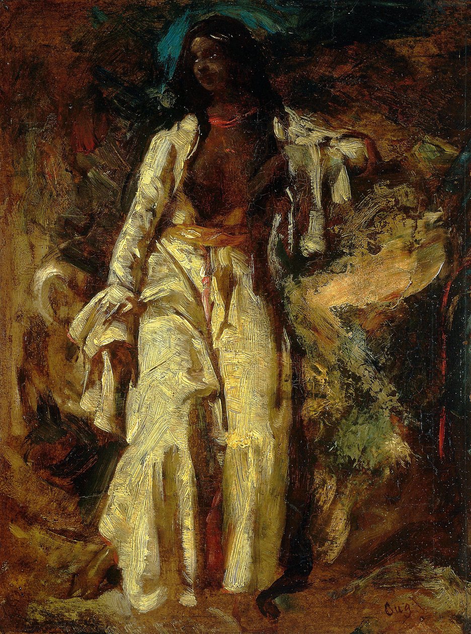 Núbijská žena od Jules Robert Auguste