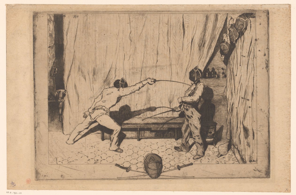 Dva šermíři v akci od Jules de Goncourt