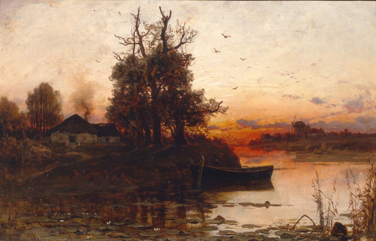Večerní ticho, 1894 od Juli Julievich Klever