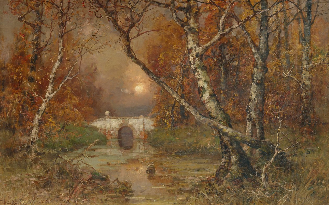 Zanedbaný park, 1883 od Juli Julievich Klever