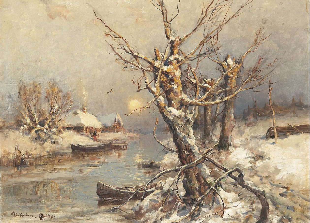 Zimní slunce, 1911 od Juli Julievich Klever