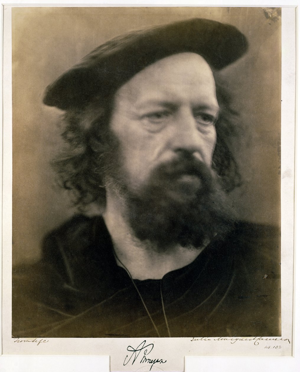 Portrét Alfreda, lorda Tennysona od Julia Margaret Cameron