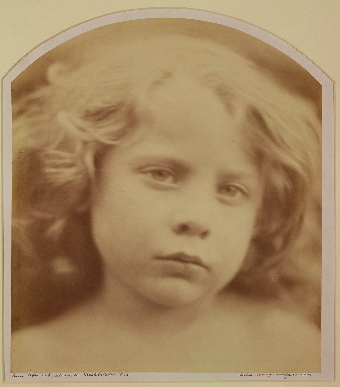 Portrét dítěte, 1866 od Julia Margaret Cameron