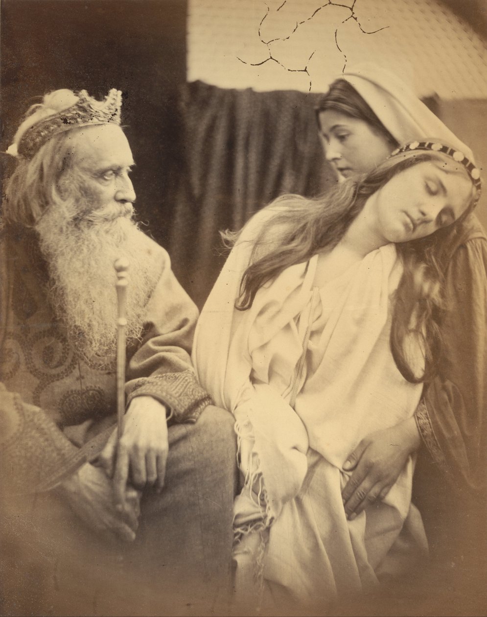 Královna Ester před králem Ahasverem od Julia Margaret Cameron