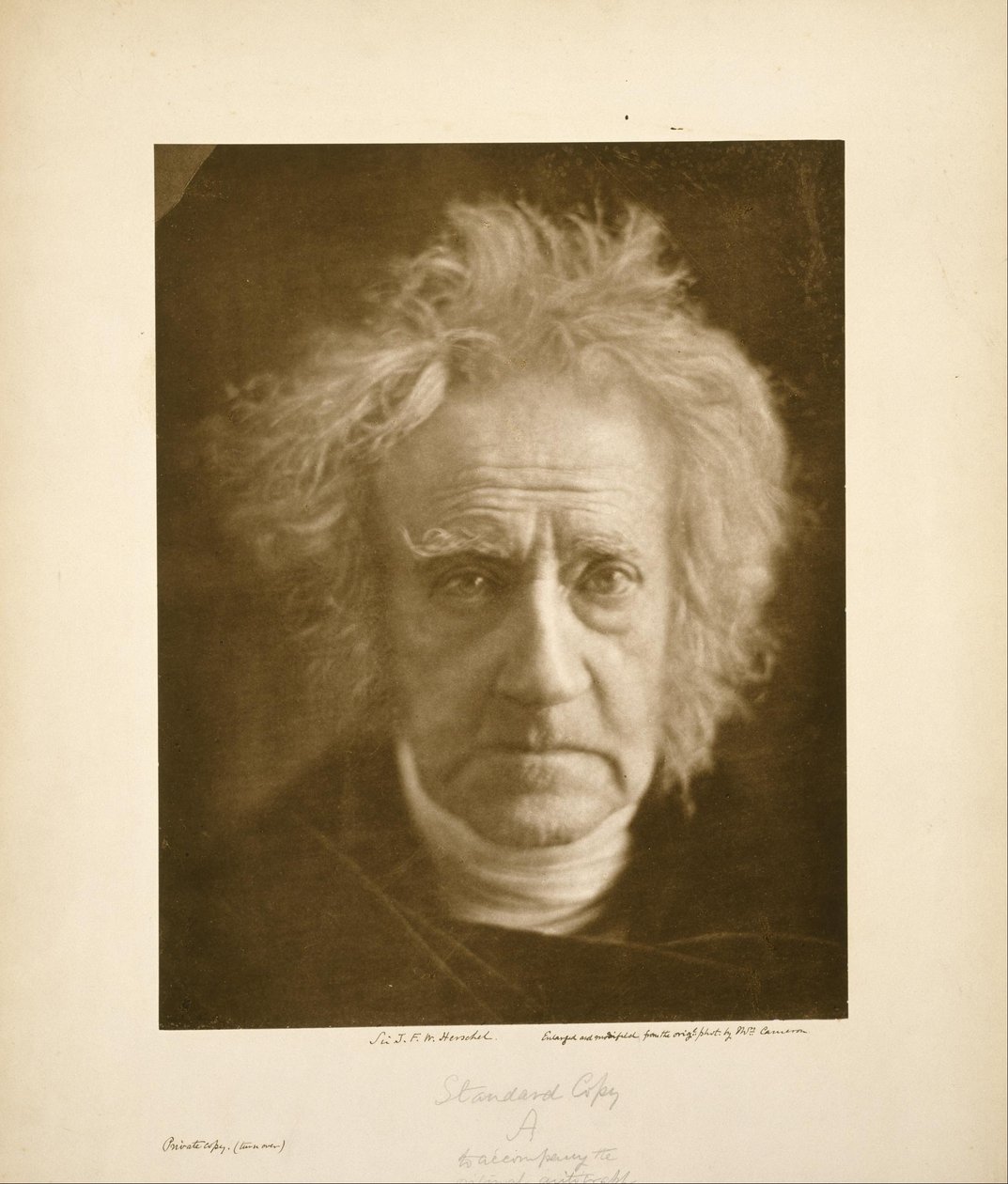 Sir John Frederick William Herschel od Julia Margaret Cameron