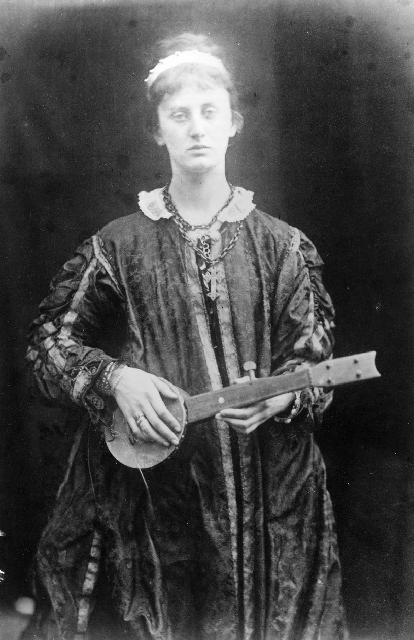 Slzy z hlubin nějakého božského zoufalství, ilustrace k „Princezně“ od Alfreda, Lord Tennyson, 1875 (tisk alba) od Julia Margaret Cameron